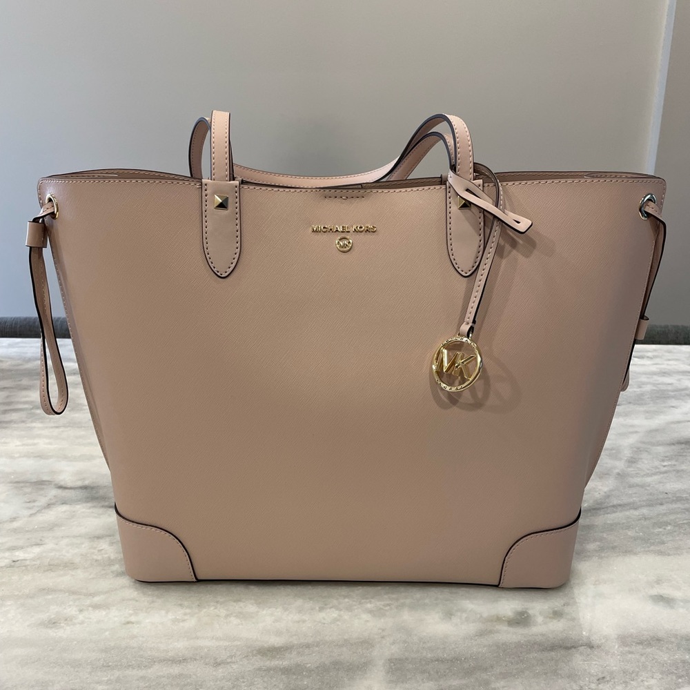 Michael Kors Edith Large Saffiano Leather Tote Bag - Picture 10 of 12